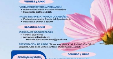 Sabiñánigo impulsa una semana dedicada a la naturaleza