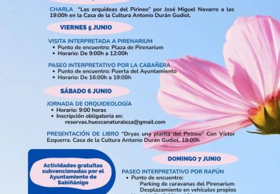 Sabiñánigo impulsa una semana dedicada a la naturaleza